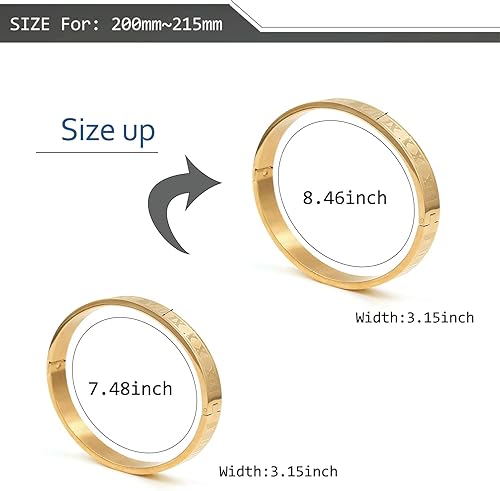 Miniatura 2 de WFYOU Pulseras de Corona Imperial para Hombre, Pulsera de 18 Quilates de Oro con Cuentas de Circonia Cúbica, Pulseras Cruzadas, Pulseras de Encanto,