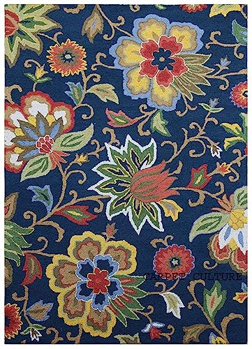 Image of Carpet Mahal Handmade Handwoven Tufted Made of 100% Soft Blended Wool Export Quality Carpets with 1 Inch Thickness (12x18 Feet) Color Multi