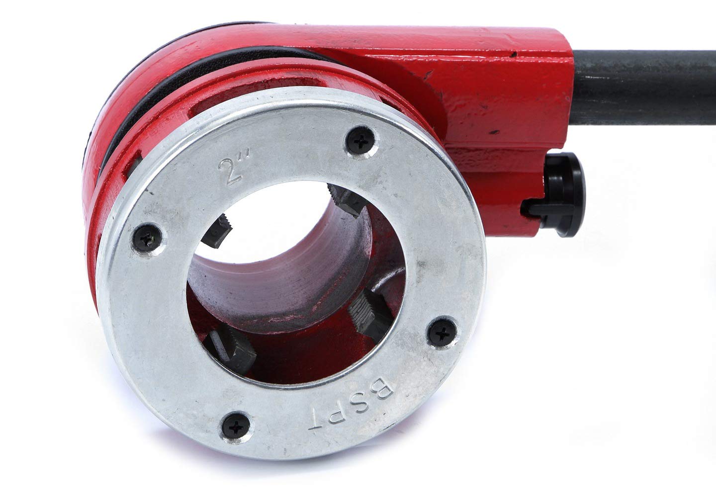 Set per Filettatura per Tubi | 2 Maschi 1/2", 2" | Chiave a Cricchetto | Prolunga | con Valigetta