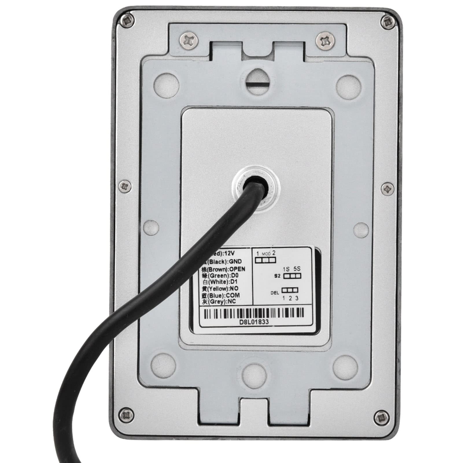 Reader Wiegand Access Control | Custodia in Metallo IP65 Impermeabile | Accesso Alla Porta della Smart Card 125 KHz e 13,56 MHz (ID) (IC)