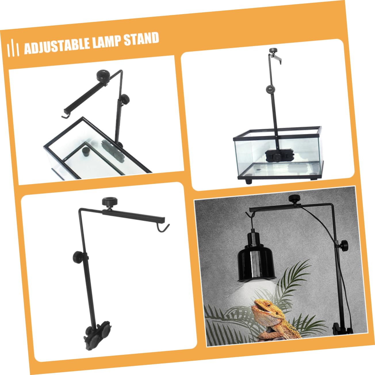 UKCOCO per Rettili per Acquari per Lampade Riscaldamento per Tartarughe Decorativi e Utilizzo Versatile