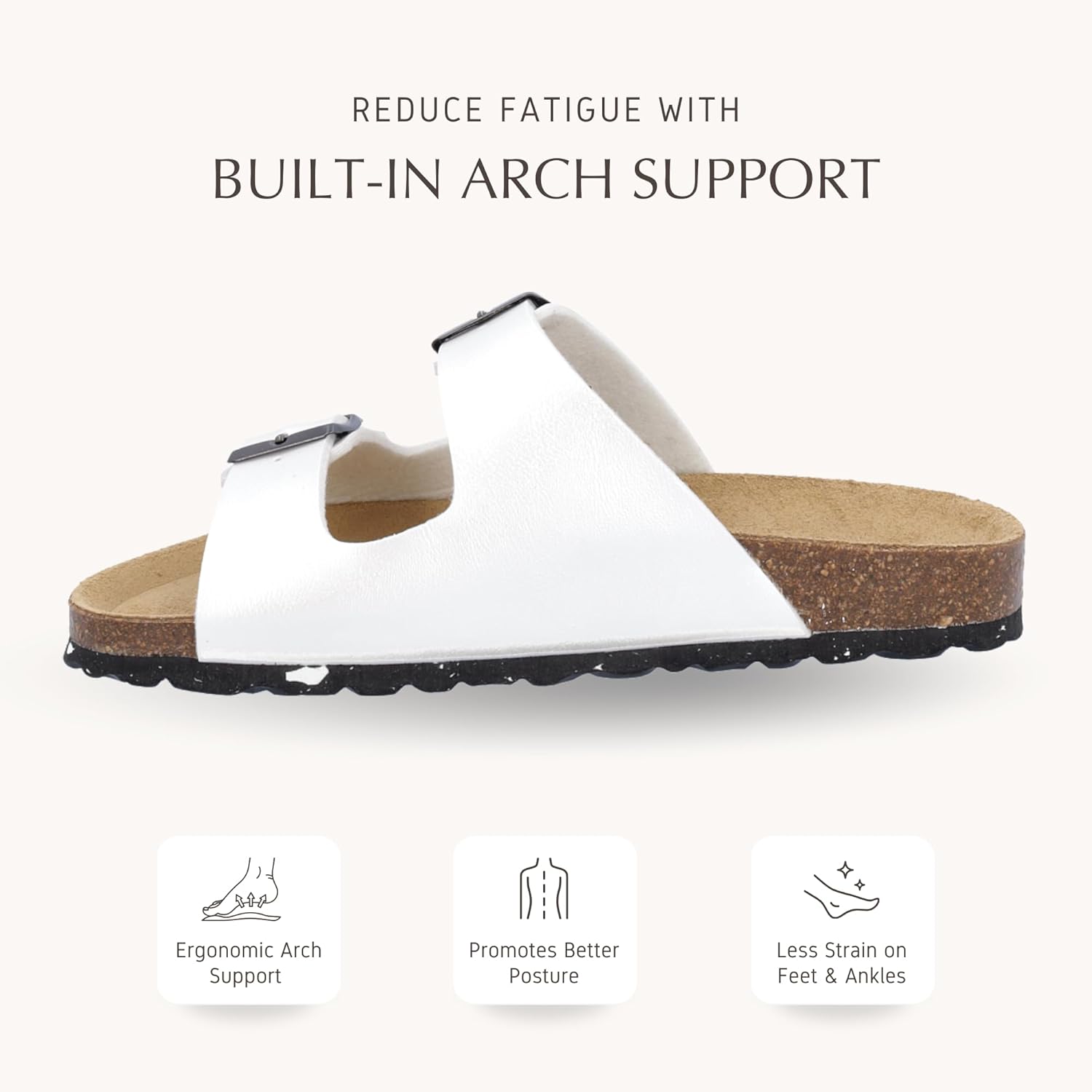 CMP ECO THALITA Women’s Sustainable Sandals – Lightweight, Adjustable Double Buckle with Shock-Absorbing Sole – Casual Travel & Outdoor Footwear – Made in Europe - Image 4