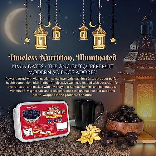 Image of MARKSTOR Original Kimia Dates - Fresh & Juicy Dates -500Gram - Natural Sweetness, No Added Sugar