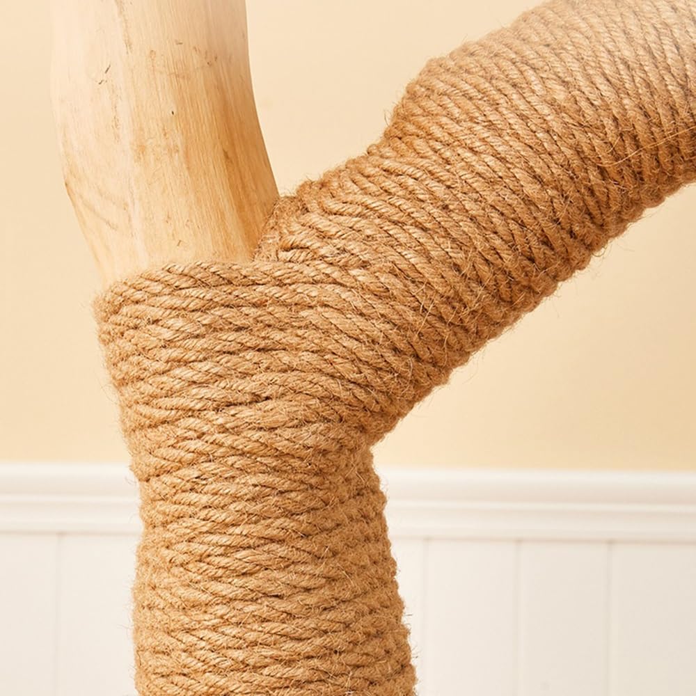 Katzenturm Kletterbaum for große Katzen, Schaukel, Hängematte, mehrstufige Unterteilung, Kratzbaum, wolkenförmiges Katzenspielzeug Aktivitätszentrum