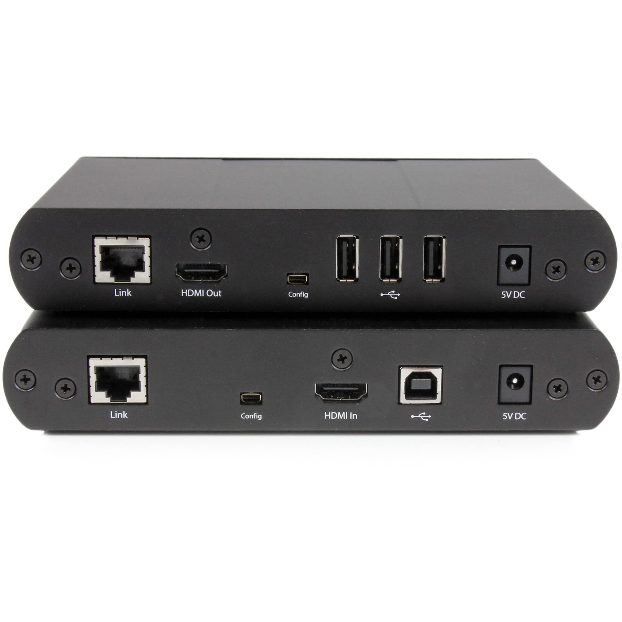 StarTech Extensor KVM HDMI USB por Cat5e/6, Vídeo 1080p Sin Comprimir, 100m | Independiente del sistema operativo sin controladores, Tres puertos USB 2.0 hasta 30 Mbps
