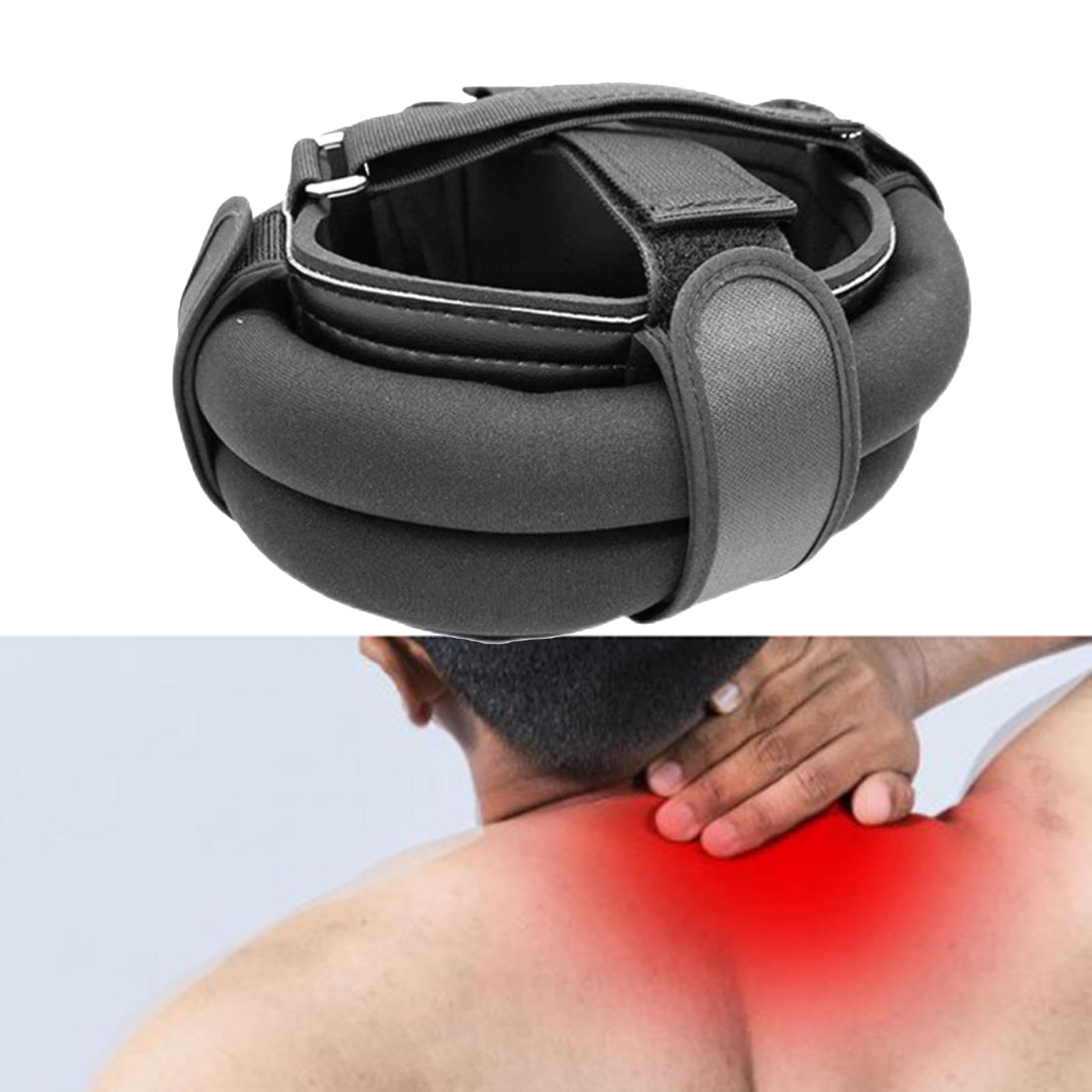 Head Harness Workout Nacken Cervical Trainingscap Aus Oxford mit Gepolsterten Verstellbaren Kopf Und Kinnriemen für Gewichtheben Sportler Boxen
