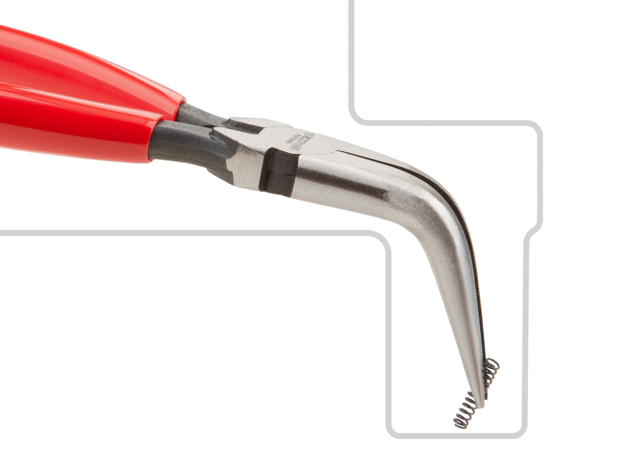TEKTON Zestaw szczypiec z długim nosem | PGF99101, 3-częściowy wygięty