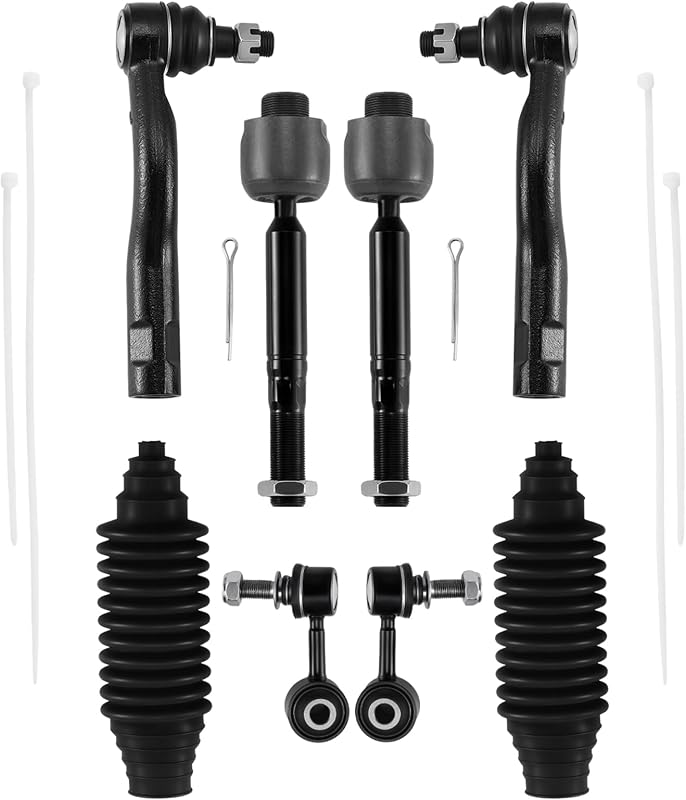Kit de terminais de direção internos e externos com bieletas BDFHYK para Toyota Sequoia e Tundra – 8 peças