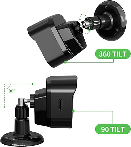 Miniatura 5 de COOLWUFAN Soporte de cámara para Blink Outdoor 4 (4. generación), funda protectora ajustable de 360 para interiores y exteriores, con módulo de