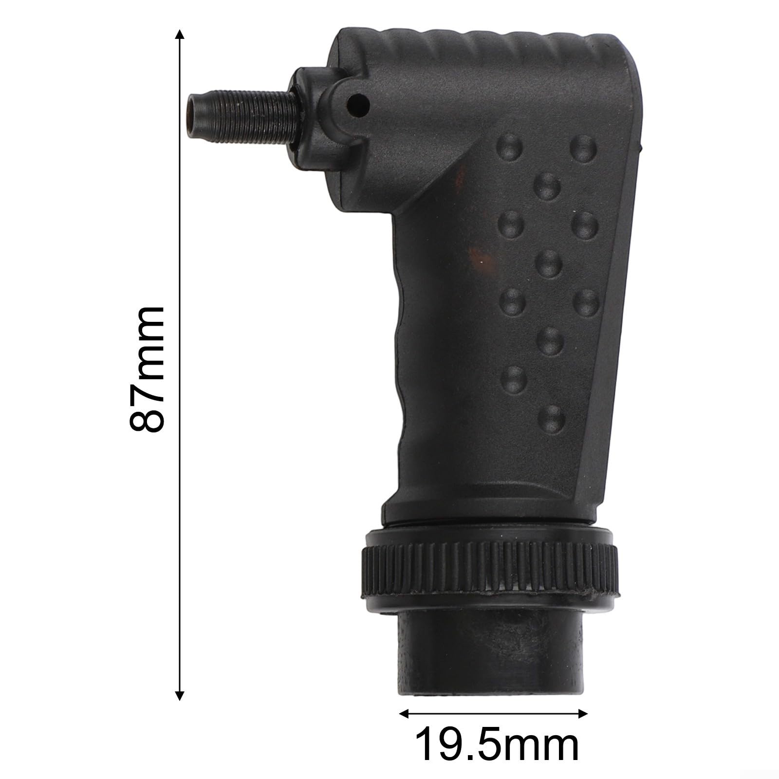 Adattatore per utensili rotanti ad angolo retto compatibile con Dremel in metallo e plastica per prestazioni affidabili nelle applicazioni di rettifica
