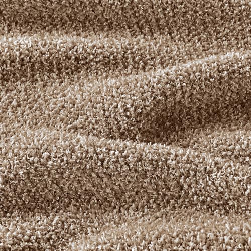 Image of CozeCube Reversible Knitted Throw Blanket, Brown White Melange 60 inchx80 inch