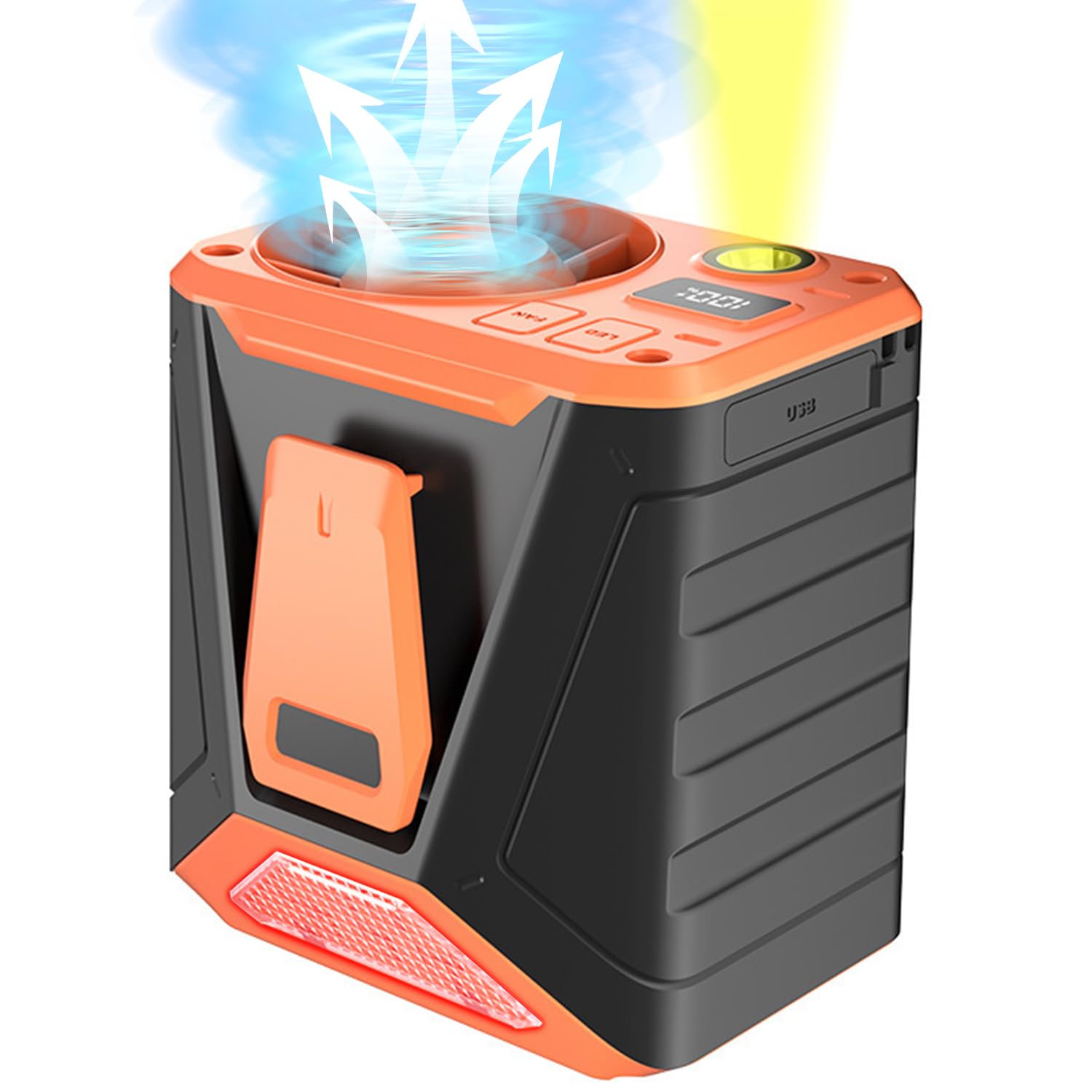 Amazon | 『夏場向けネッククーラー』 MACOLAUDER 腰掛け扇風機 風力3