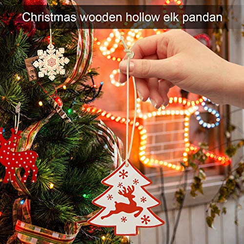 Juehu 24 Pezzi Natale Ornamenti Pendenti