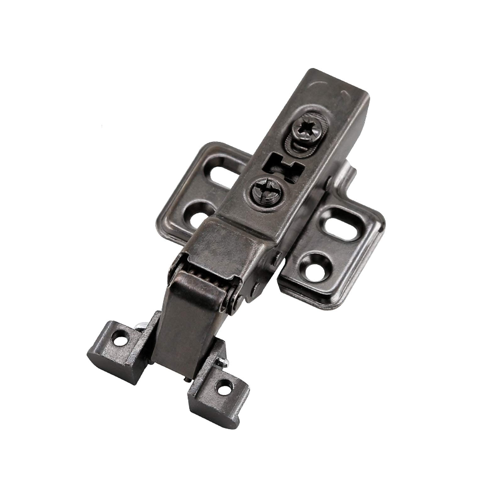 Nvsfzgiyg C Hinge, Door Hinges 10 Packs Domesti Hydrauli Buffer Old Rolled Steel Mid Bend For Aluminum Doors And Windows/Cabinet Loser(C)
