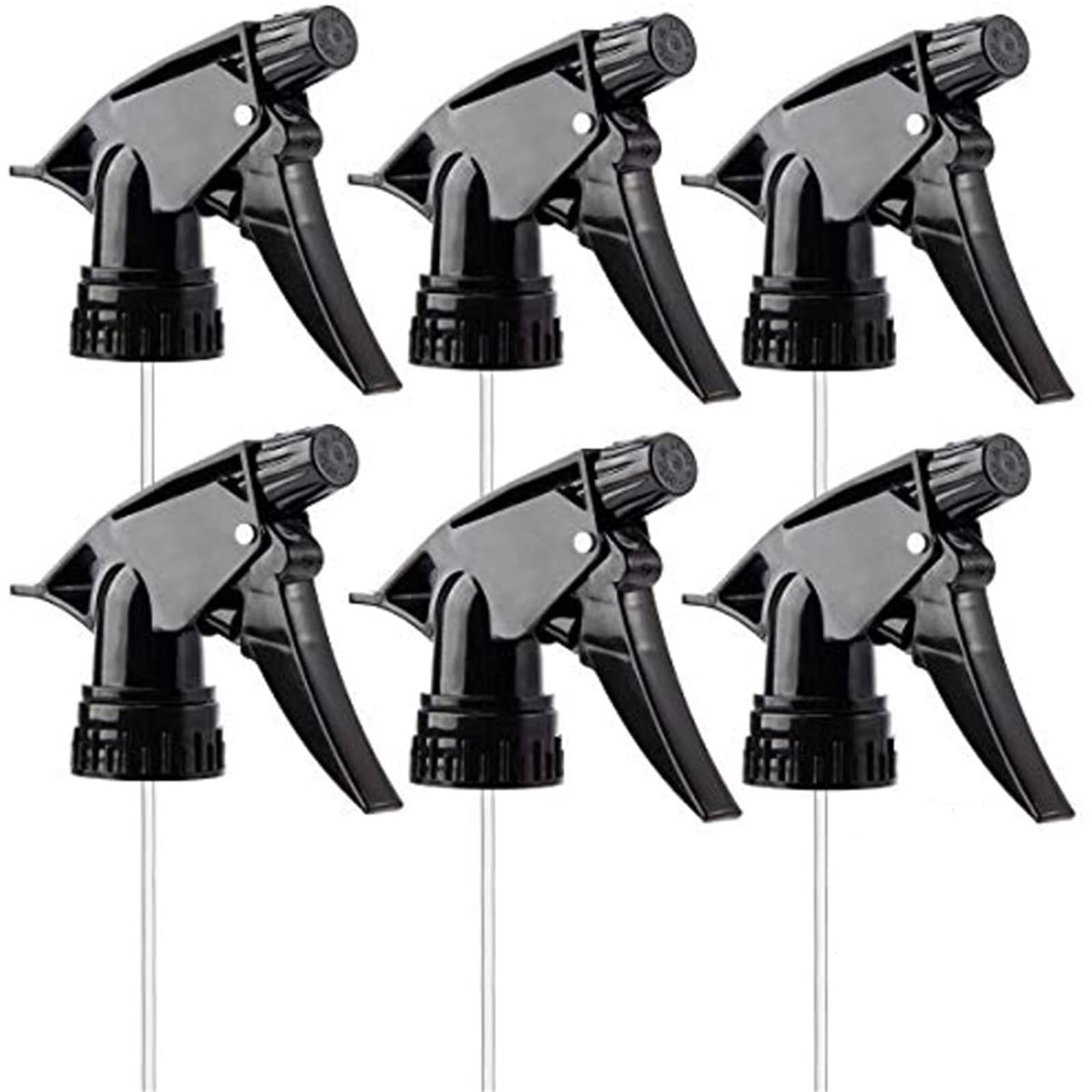 Wupngs Black Spray Bottle Nozzle Mist Head Trigger Stream Sprayer Tops Fit For Cleaning Household Supplies(50Pcs)