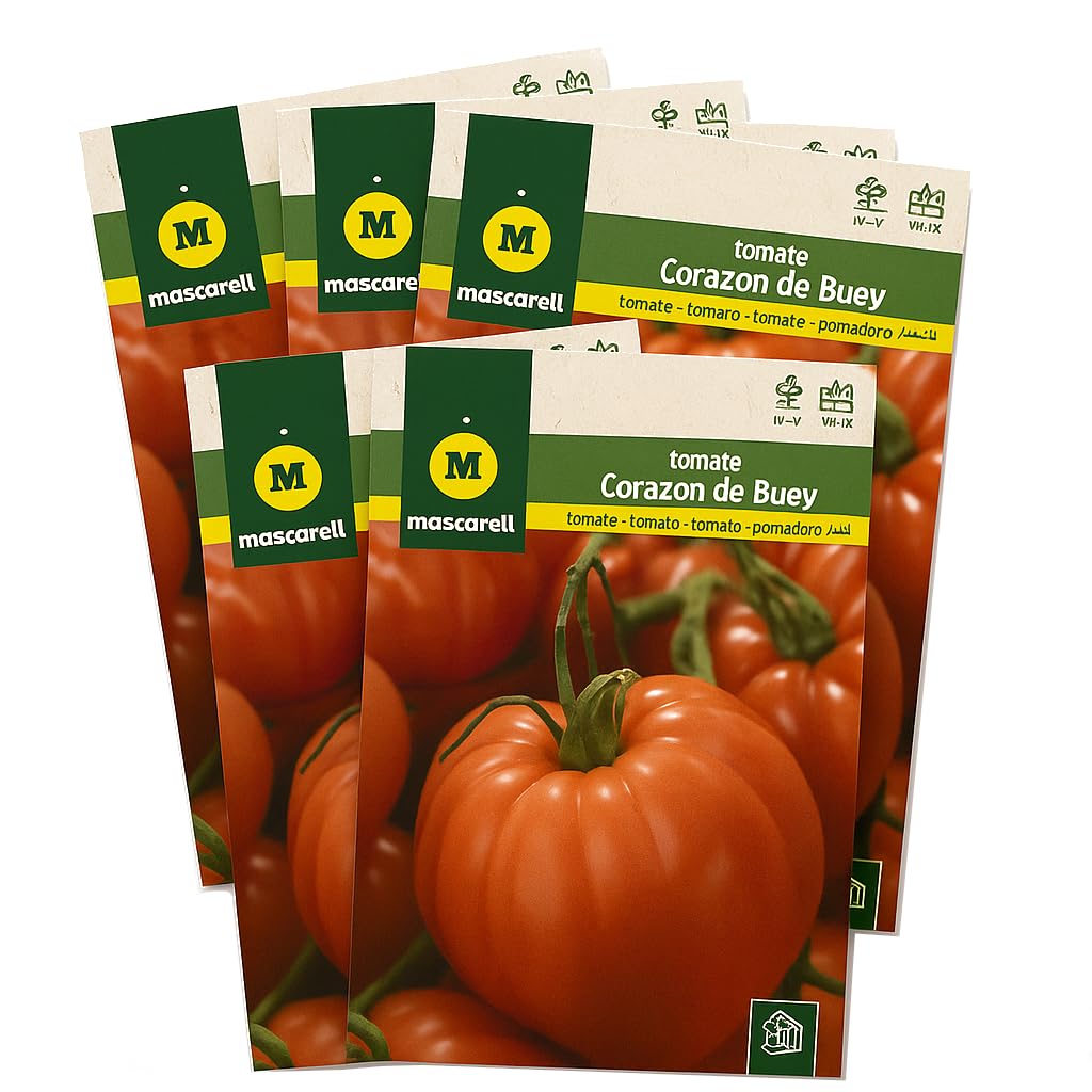 Semillas tomate Corazón de Buey DECOALIVE para iniciar un huerto ecológico en casa
