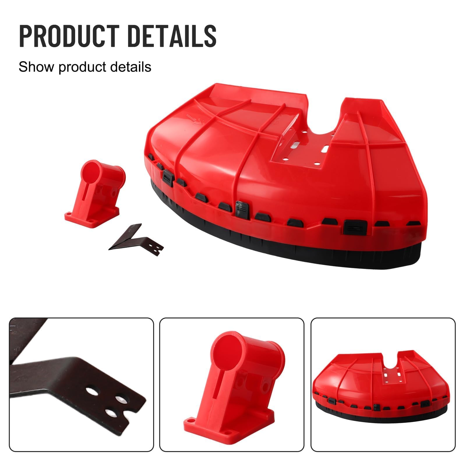 Protection de débroussailleuse 4 en 1 - Accessoire pour Outils électriques de Jardin - Longueur 37,5 cm