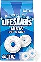 LIFE SAVERS Pep-O-Mint Peppermint Hard Candy Individually Wrapped, Party Size Bulk Hard Candy, 44.93 oz Bag