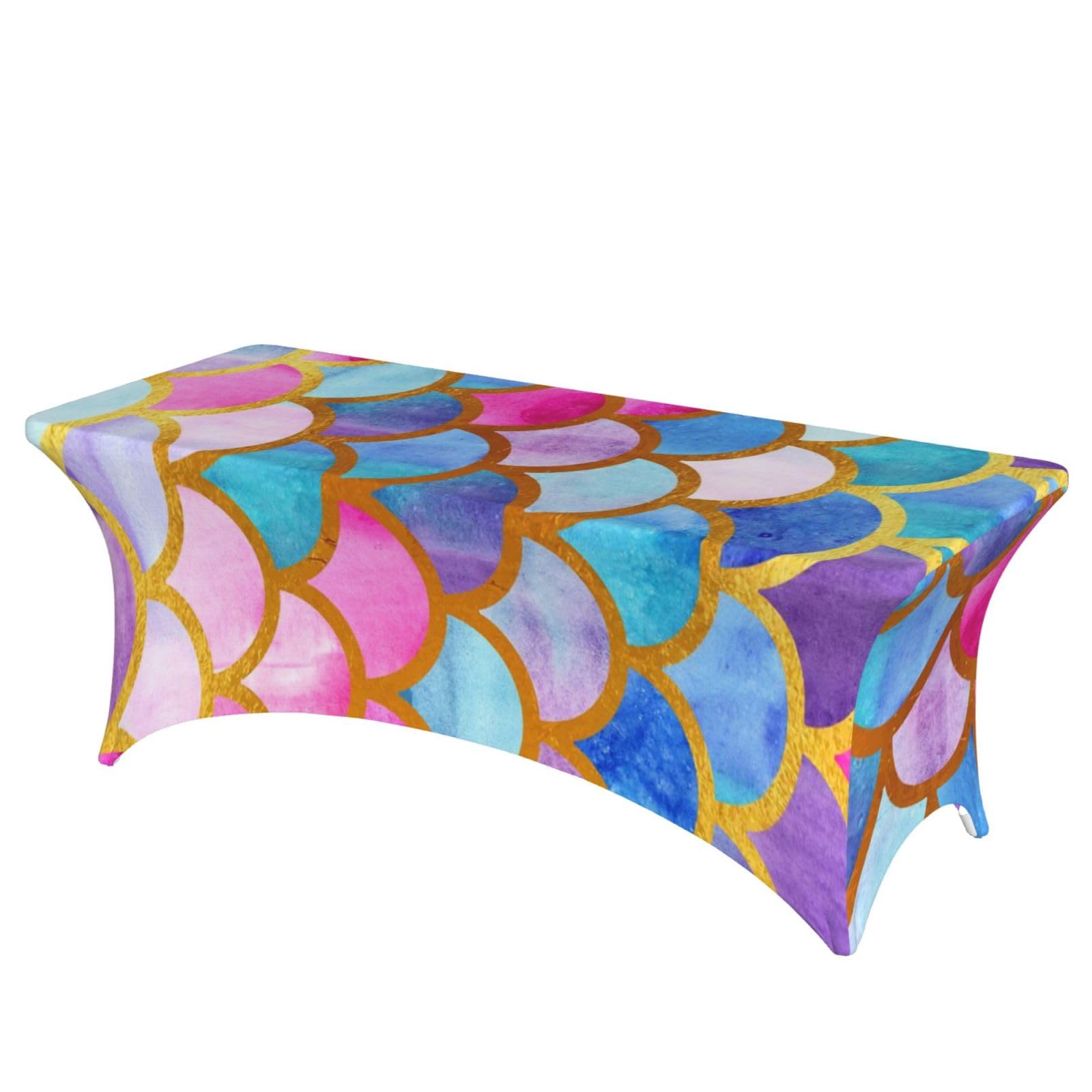 Nappe rectangulaire colorée arc-en-ciel extensible 1,8 m PEIXEN