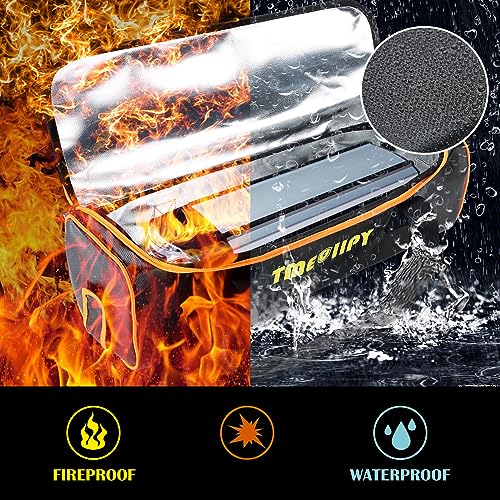 TMEOIIPY Ebike Battery Bag - Large Capacity Safe Fireproof Lipo Bag for Charging and Storage - Portable Ebike Accessory (20 x 6.3 x 6.3in) by TMEOIIPY - Image 4