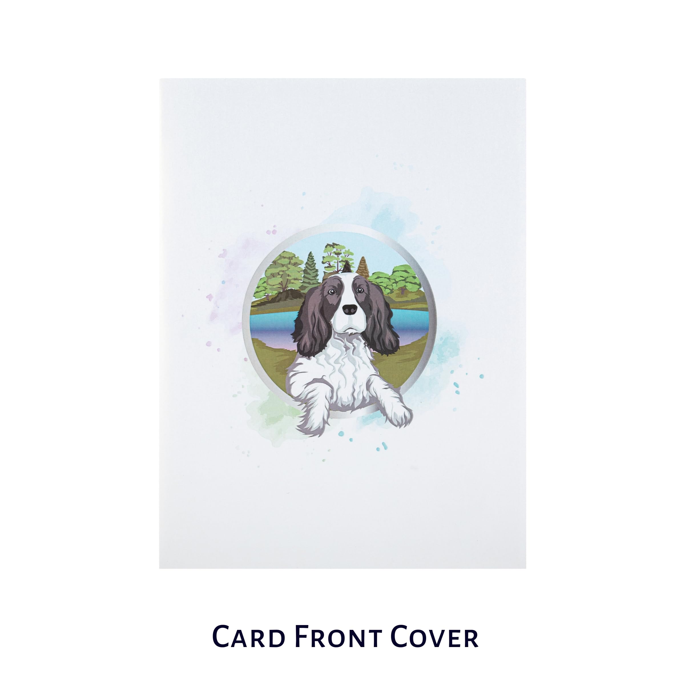 Cardology 3D-Popup-Karte Golden Retriever – Handgefertigte Geburtstagskarte Für Hundeliebhaber – Mit Umschlag