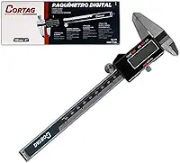 Paquímetro Digital De Metal Com Estojo Universal Para Mecânico, Engenheiro Cortag Paquímetro - Prata