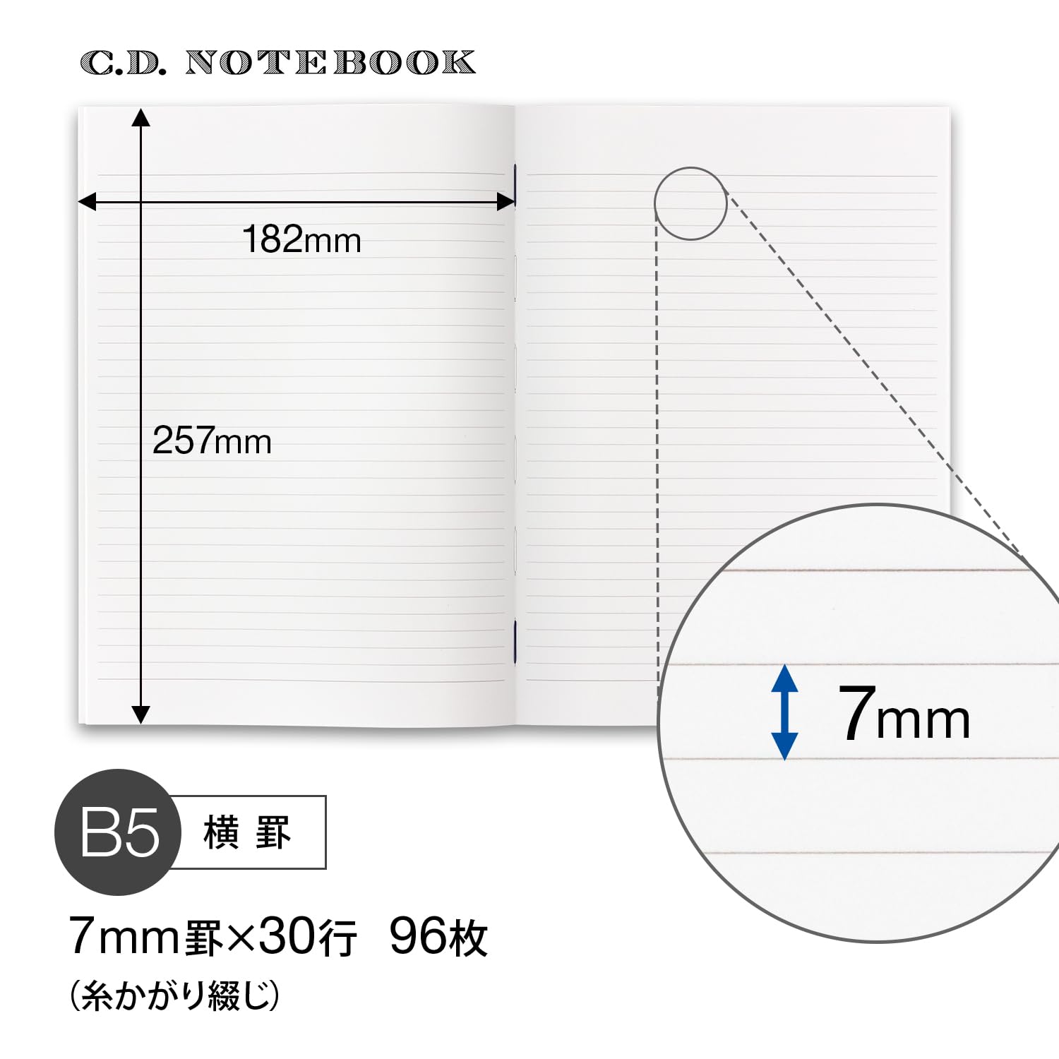 CD Note B5 Premium CD Notebook – Linie