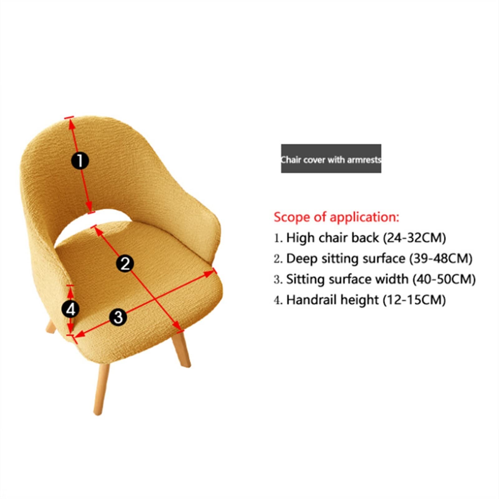 Cubierta de Silla Espesada algodón conjuntamente Ocio Hueco Ocio elástico Europeo Oficina Mesa Moderna Silla Proteger Cubierta Fundas sillas (Color : Light Grey, Specification : Universal)