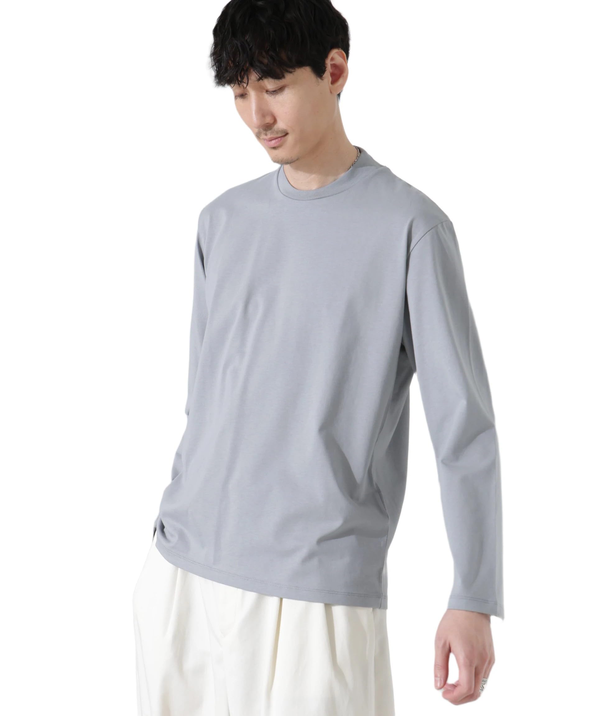 Amazon.co.jp: [ナノ・ユニバース] Tシャツ ジャケT (R) クルーネック