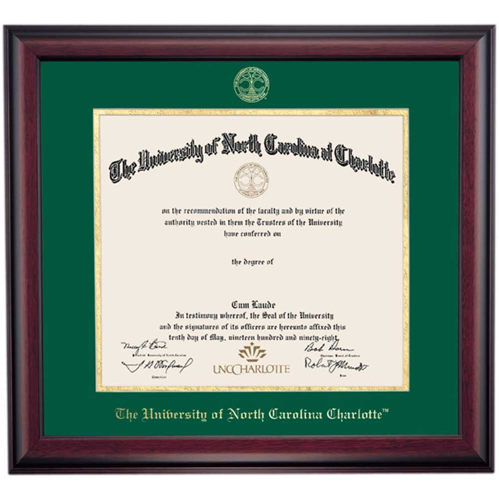 Buy OCM Diploma Frames The University of North Carolina Charlotte