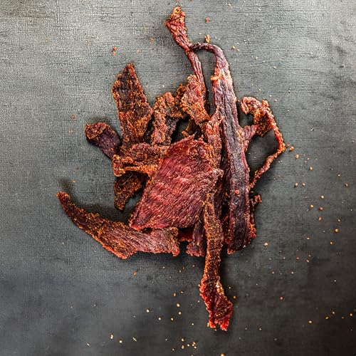 Image of Centennial Cuts Beef Jerky - Craft Bourbon - High Protein, Sweet & Savory Bourbon Flavor - 7 oz Snack