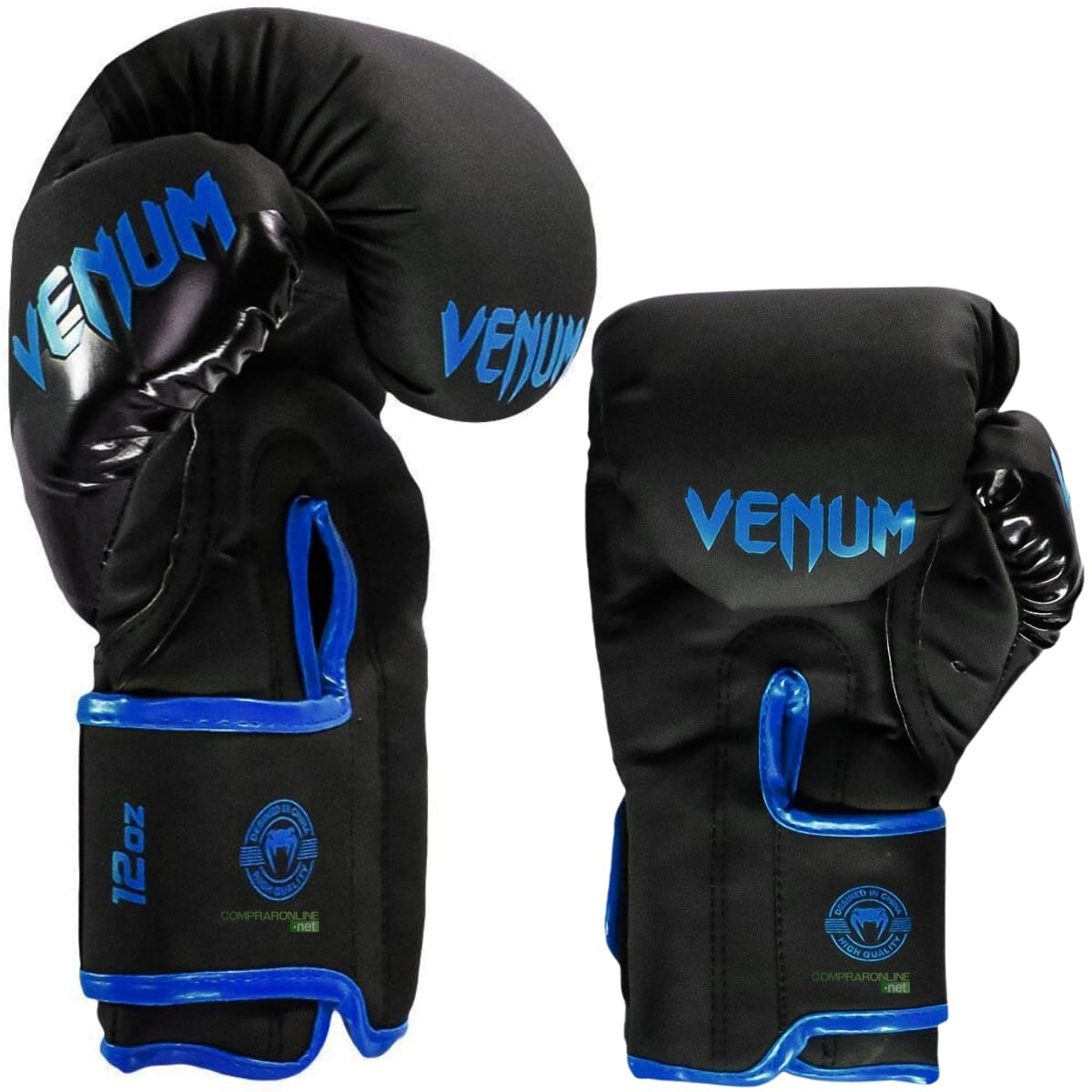 Kit Venum Boxe Muay Thai 14 Oz Luva Bandagem Bucal New Impact Evo
