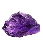 Deep Amethyst Raw Crystals, Large 1.25-2.0 Healing Crystals Natural Rough Stones Crystal for Tumbling, Cabbing, Fountain Rocks, Decoration, Polishing, Wire Wrapping, Wicca & Reiki