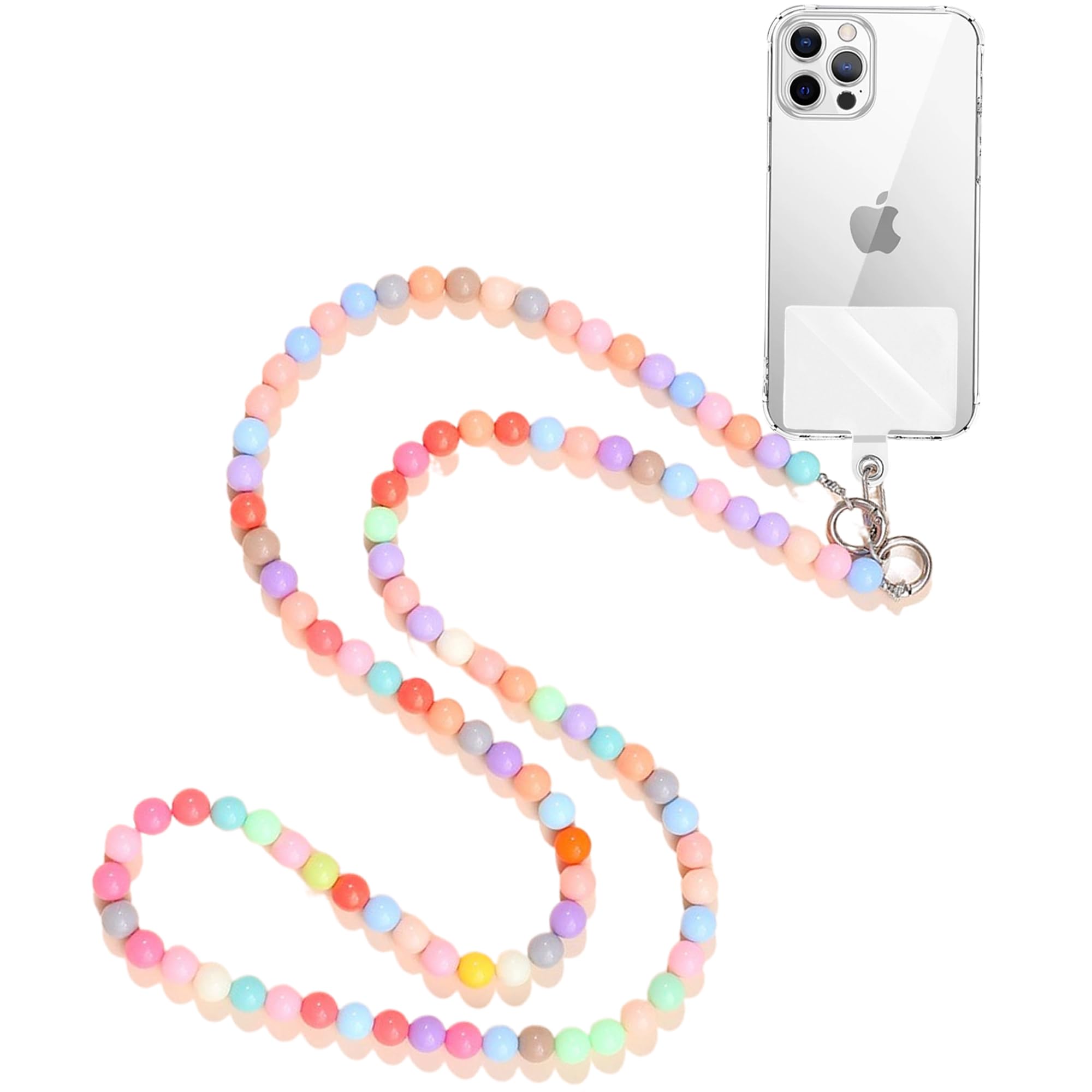 Moex Collana Porta Cellulare Per Huawei Y6p – Custodia In Silicone Con Cinturino Regolabile Turchese, A Tracolla O Al Collo, Protezione 360°