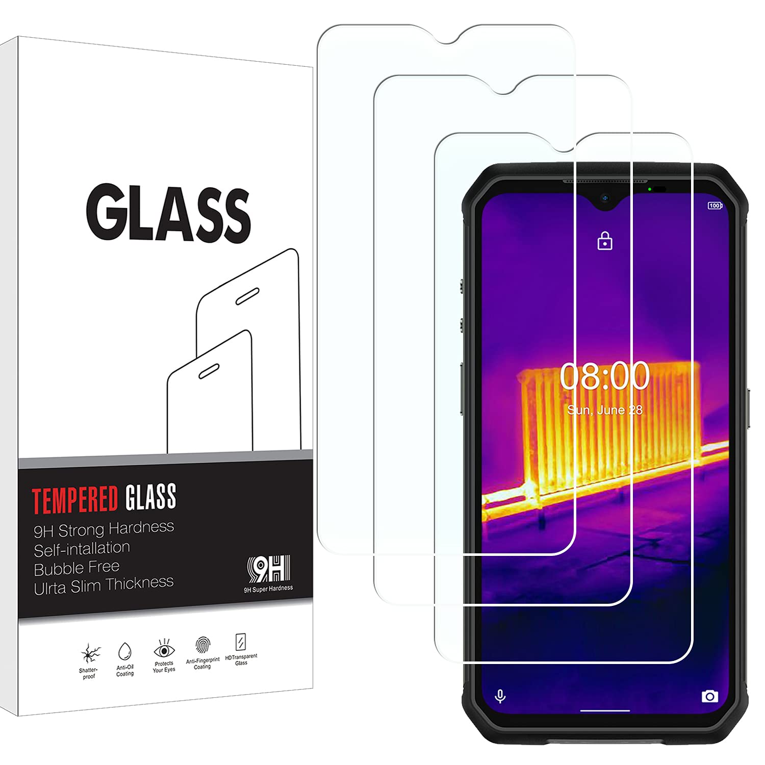 Amazon | KELOLIN 強化ガラススクリーンプロテクター Ulefone Amazon | KELOLIN 強化ガラススクリーンプロテクター Ulefone