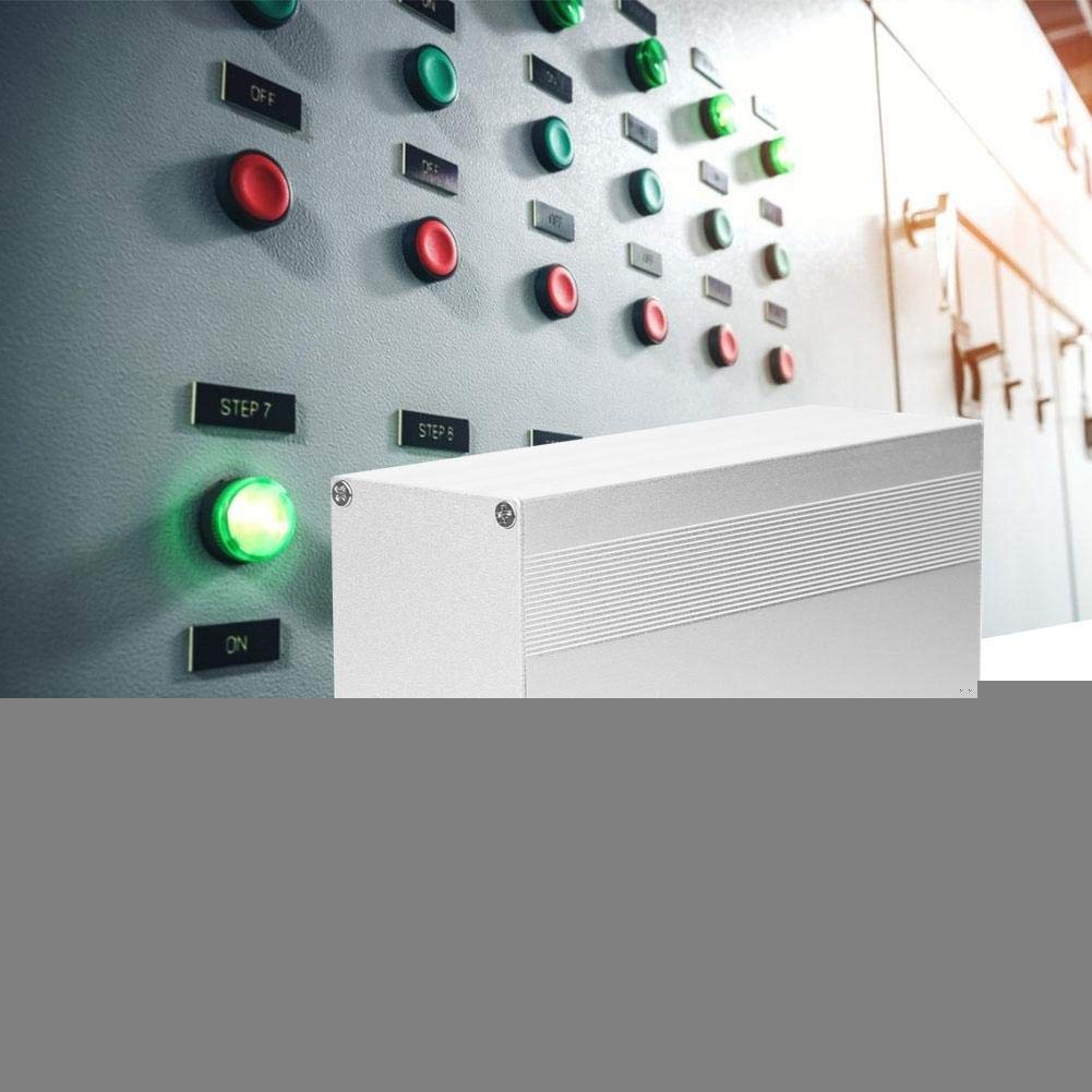 Aluminium-Projektbox, 68 x 145 x 200 mm Gehäuse für elektronische Gehäuse Matte Silver DIY-Gehäuse für elektronische Leiterplattengehäuse
