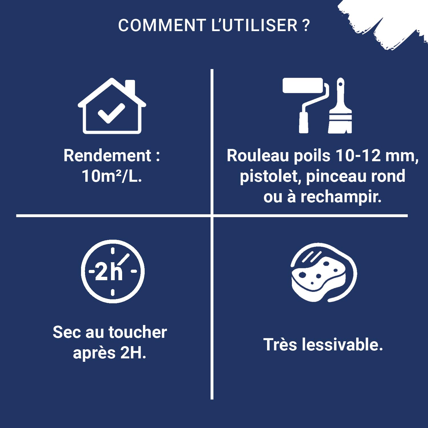 RIPOLIN Peinture Intérieure Cuisine et Bain Effet Perlant Vert Nobile 2 L | Peinture Spécialement Conçue pour les Pièces Humides, Technologie 'effet Perlant', Grande Résistance aux Graisses
