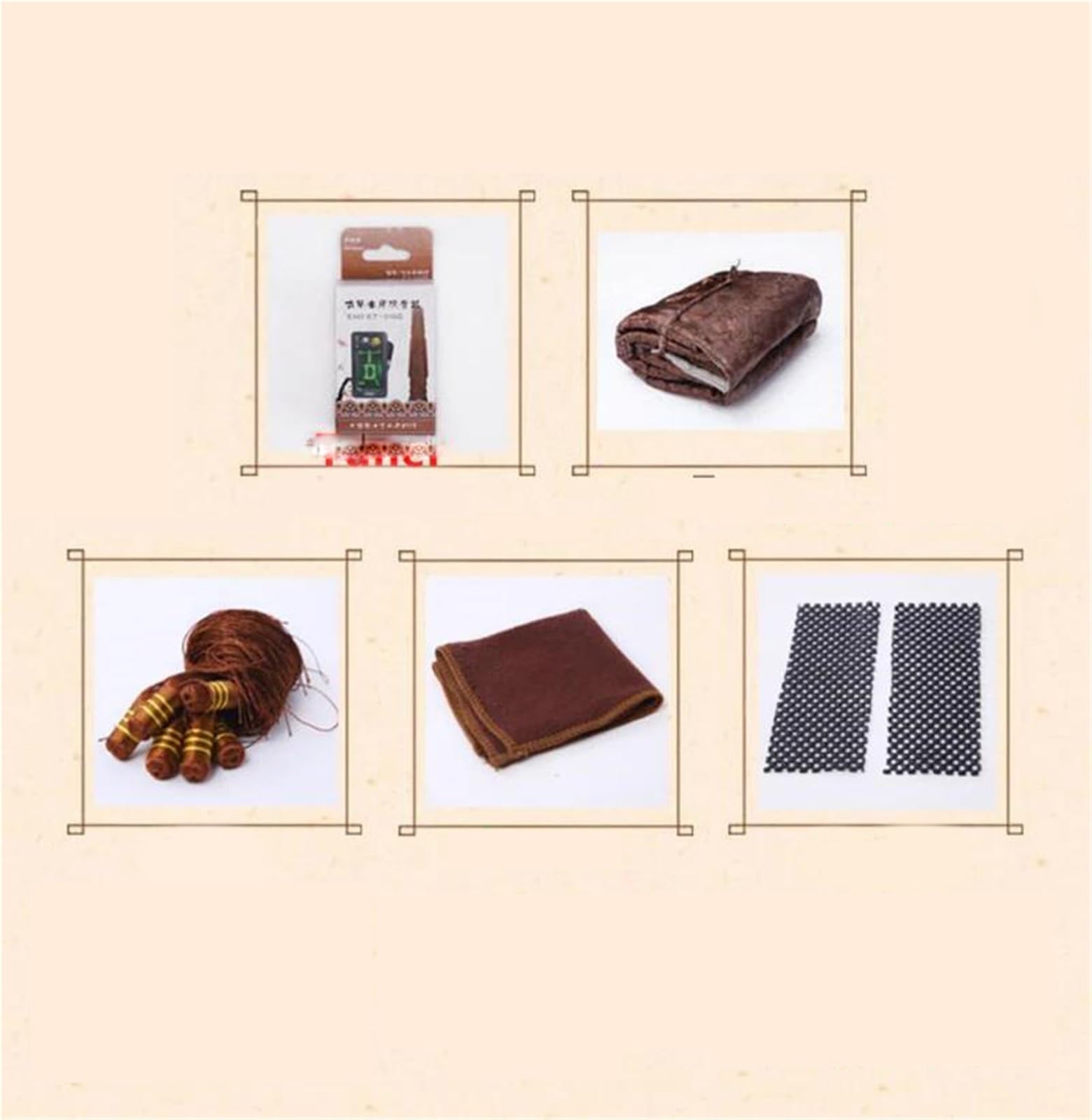 Siedmiostrunowa Guqin Professional Dla Początkujących Wykonana Z Drewna Paulownia Zawiera Akcesoria Guqin (chińska Cytra)(Black)