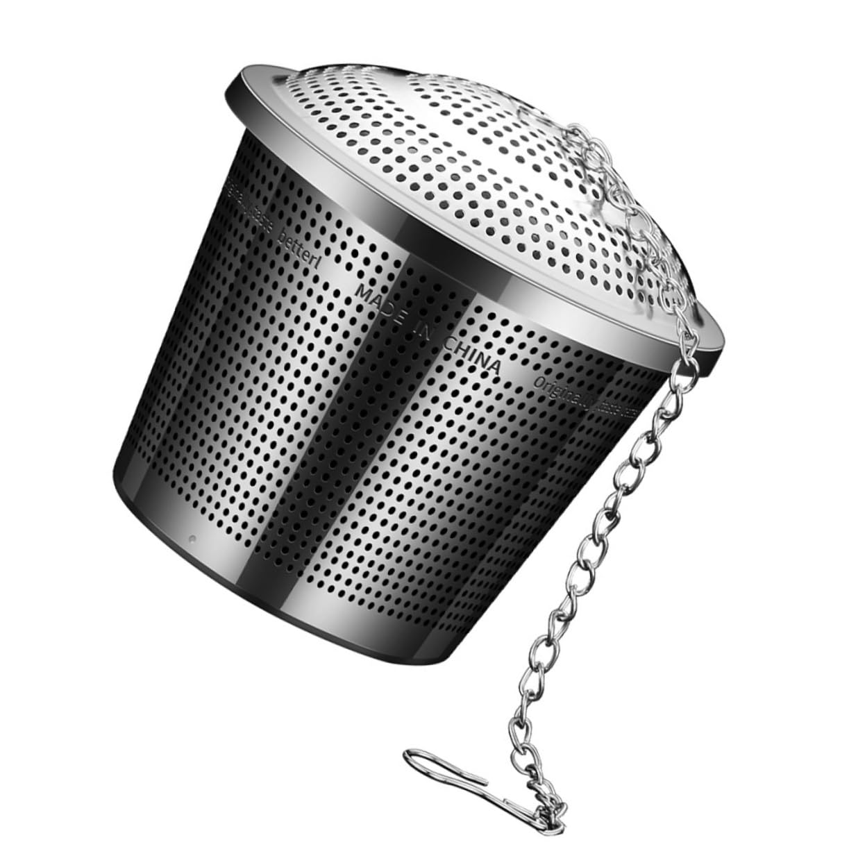JECOMPRIS Seasoning Strainer Ball Stainless Steel Mesh Strainer for Tea Hot Pot Hanging Design Efficient for Spice Infusion and Gravy Preparation