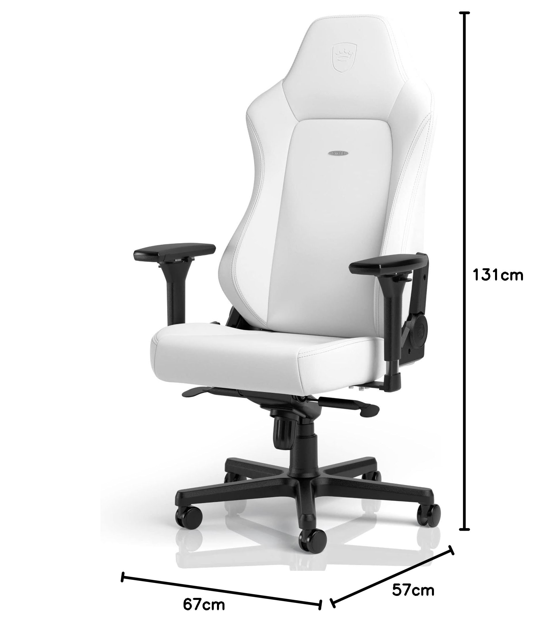 Amazon.co.jp: noblechairs ゲーミングチェア デスクチェア HERO WHITE