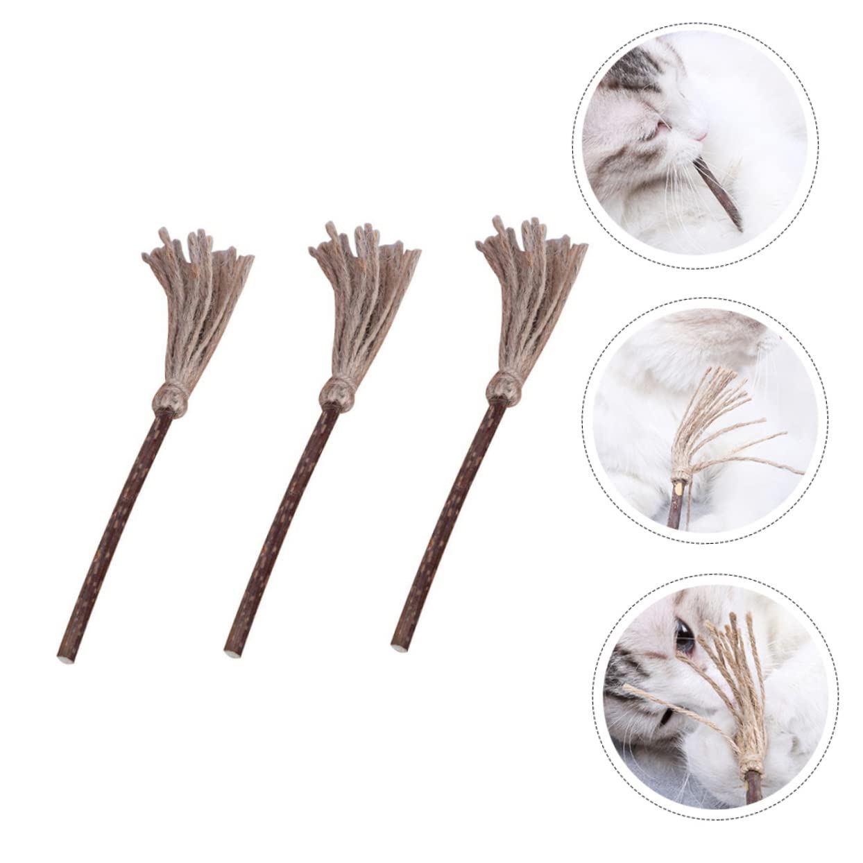 Jouets pour Chats, Lot de 6 Jouets interactifs légers et Portables for Animaux Compagnie, à mâcher, for Chatons Chats
