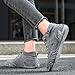 Explorer Waterproof Lightweight Unisex Outdoor Shoes for Hiking Camping & Driving Shoes High Top Chukka Boots Non-Slip Breathable Women&Men Italian Handmade Sports Shoe (Grey,10,10,Men,8.5)