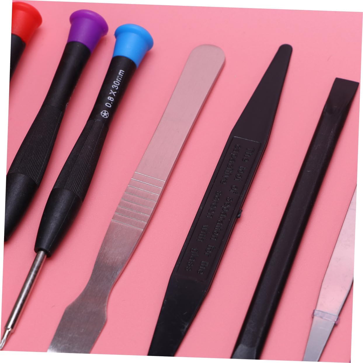 20pcs Disassembly Kit for Smartphones Multi-Functional Screwdriver Ergonomic Non- Handle for Electronics Repair and Screen Separation