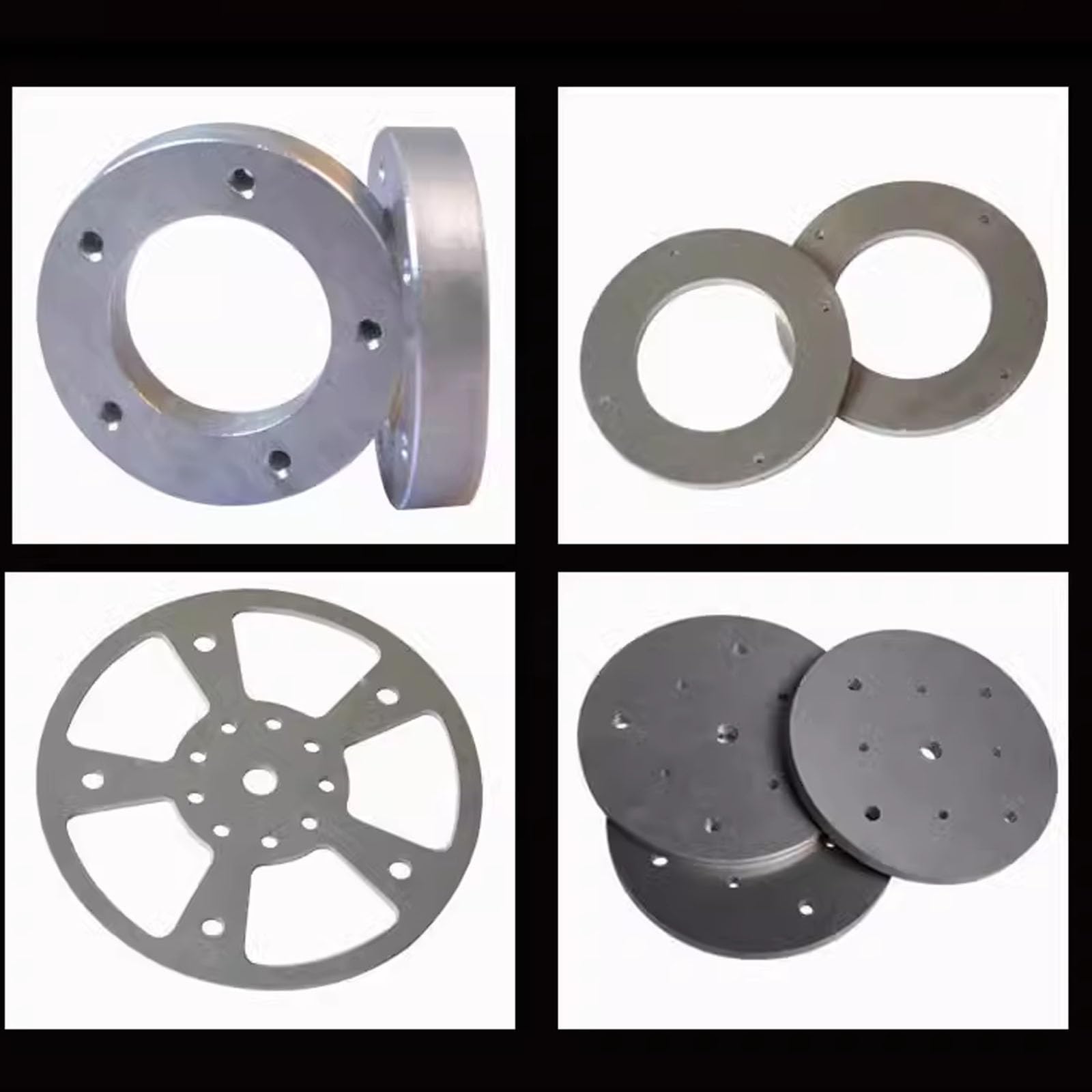 2 Stück Aluminium Platte Metallplatte Massiv Aluminiumplatte Dick 1mm Bis 5mm Aluminiumscheibe Langlebig Aluminiumtafel Aluprofil Einfach Zu Schneiden(Thickness 4mm,Diameter 400 mm)