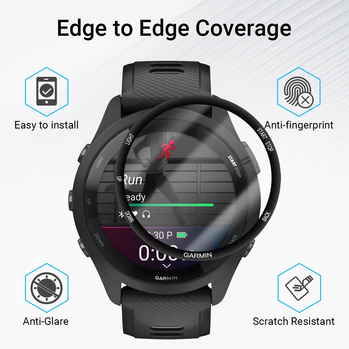 2 Custodie Protettive In TPU Ultrasottile Per Garmin Fenix 8 47mm, Trasparenti E Antigraffio, Touch Friendly 2 Custodie Protettive In TPU Ultrasottile Per Garmin Fenix 8 47mm, Trasparenti E Antigraffio, Touch Friendly