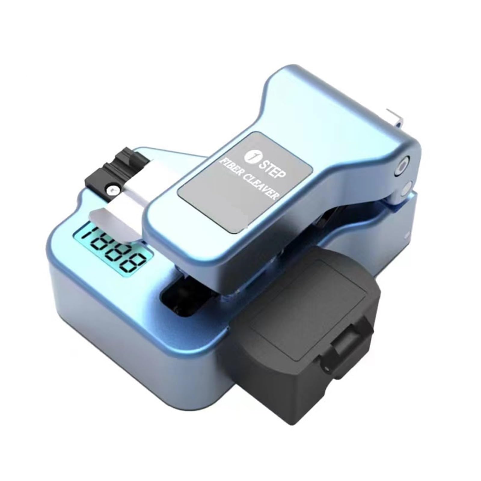 Cortadora Fibra Optica, Cuchilla de fibra Cuchilla de corte de fibra óptica de un solo paso OS- 9L Cuchilla digital Cuchilla de contador automática FTTH(Bianco)