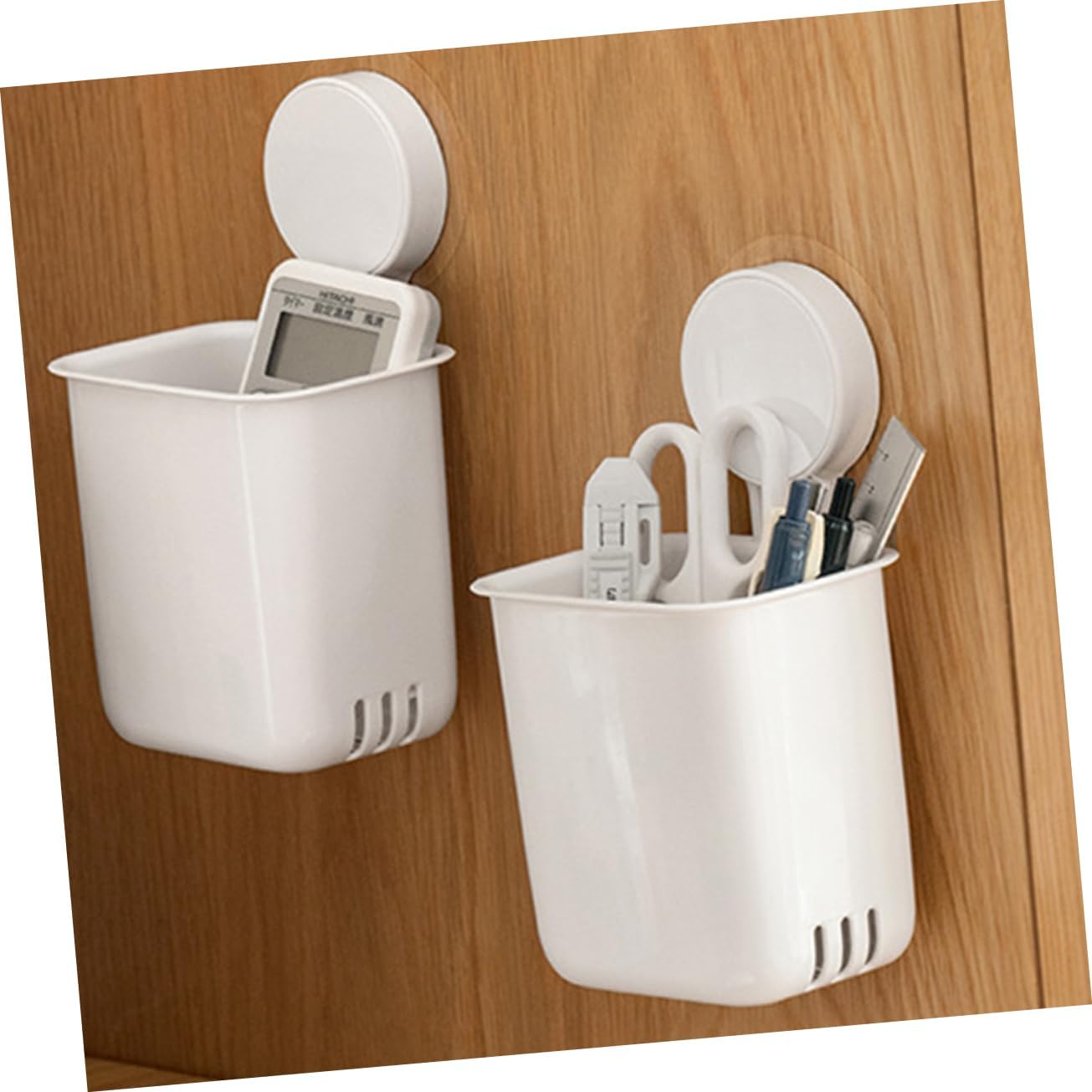 5pcs Wall Toothbrush Holders Suction Cup Abs Punch- Toothbrush Mount Bathroom Organizer