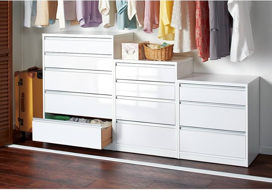 Amazon｜ディノス 衣類収納 押入れ クローゼット収納 奥行が選べる隠し