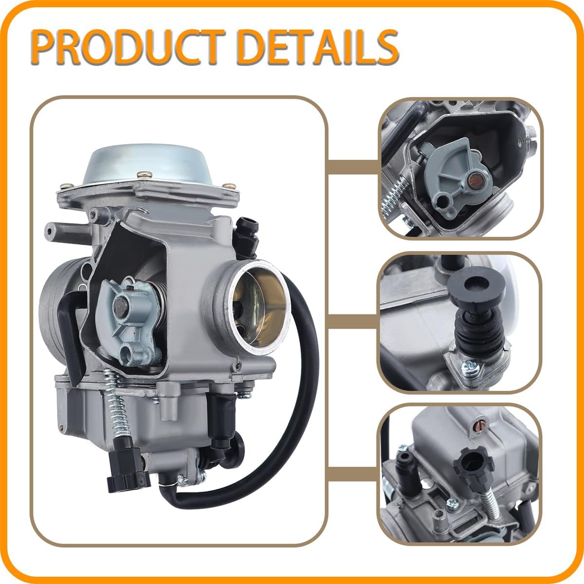 Carburetor for Honda Rancher 350 TRX350 Fourtrax 300 350 TRX300 TRX350 Foreman 400 450 TRX400 TRX450 ATV Air Filter Oil Filter Choke Cable Throttle Cable