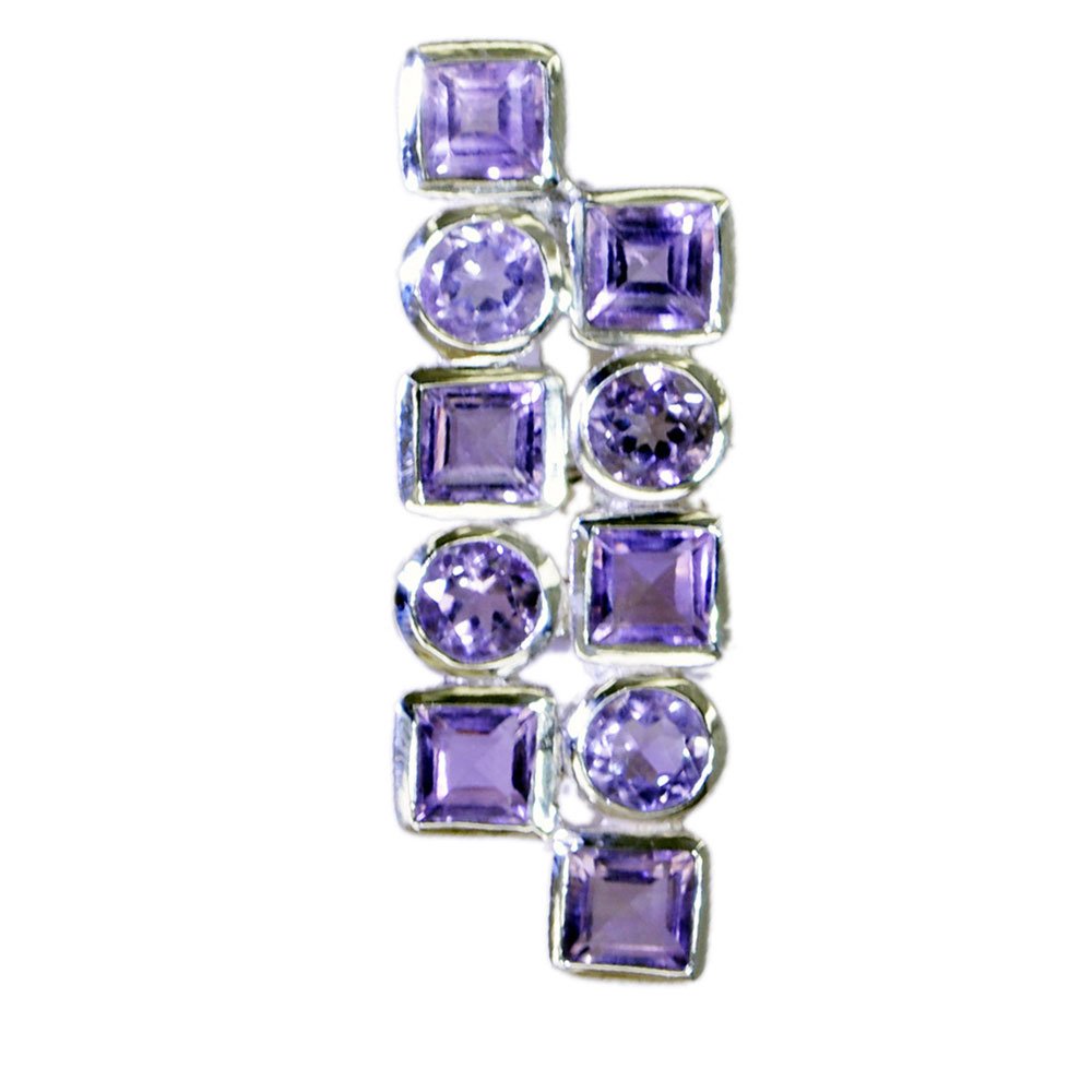 Pendentif Améthyste Argent pour harmoniser vos énergies - 5
